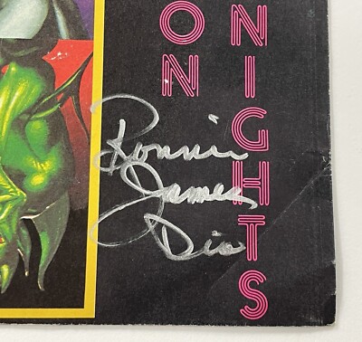 Ronnie James Dio Signed Black Sabbath Neon Knights 7