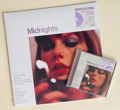 TAYLOR SWIFT * MIDNIGHTS * SPECIAL EDITION LAVENDER VINYL & CD SET