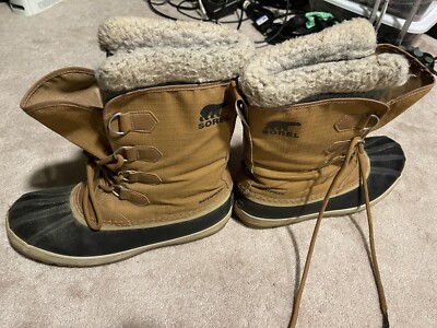 Sorel 1964 Pac Nylon Boots , Men's 11.5, Carmel Brown