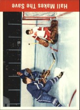 1994 Parkhurst Missing Link #159 Hall Makes The Save 
