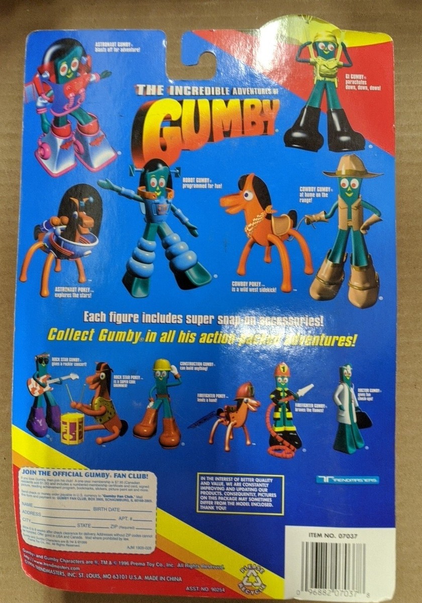 The Incredible Adventures Of Gumby Superflex Cowboy Pokey