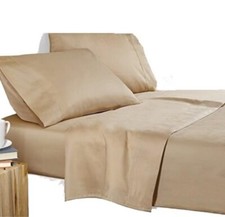Premium Quality 4 Piece Luxurious Sheet Set-100 Egyptian Cotton- 24" Deep Pocke