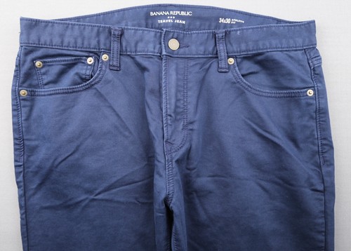 Jean de viaje Banana Republic 2022 para hombre ajuste deportivo azul talla 34x30 (Msr 35x28) - Imagen 2 de 10