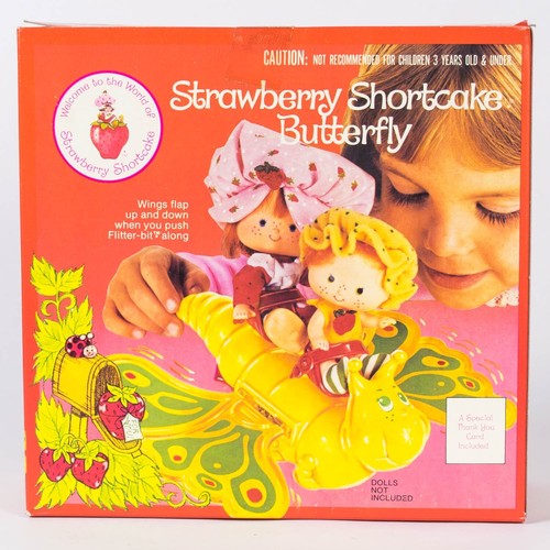 BNIB Vintage 1981 Palitoy Kenner Strawberry Shortcake doll Butterfly Flitter-Bit - Picture 3 of 6