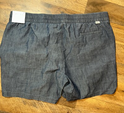 New MAGELLAN 1X SHORTS 5  Inseam campfire chambray short dark wash