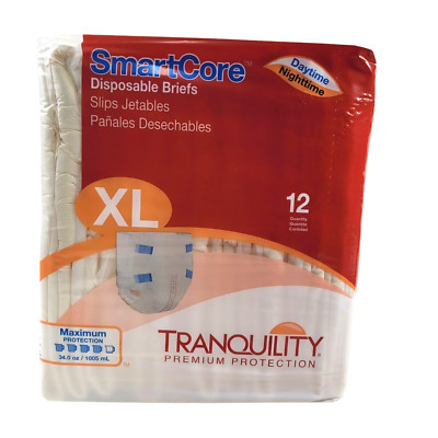 Tranquility SmartCore Incontinence Brief XL Breathable 2314 Maximum 72 Ct