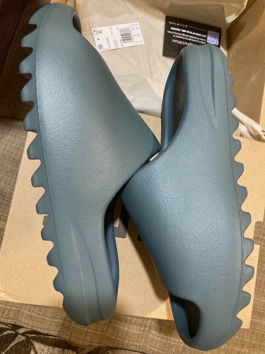 Adidas yeezy slide slate marine size 10 new with tags and box | eBay