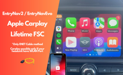 Carplay FSC MINI Entrynav2 EntryEvo WAY Activation ENET Method