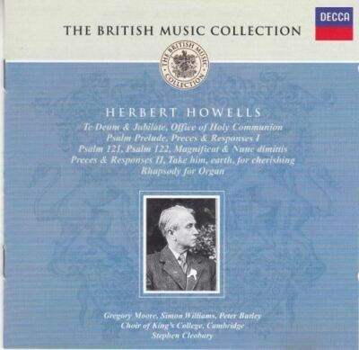 Te Deum & Jubilate / Office Of Holy Communion CD :  Herbert Howells