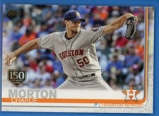 2019 Topps Series 1 150th Anniversary Gold Stamp #169 Charlie Morton Astros