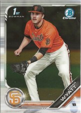 2019 Bowman Draft Logan Wyatt RC #BDC-29 San Francisco Giants