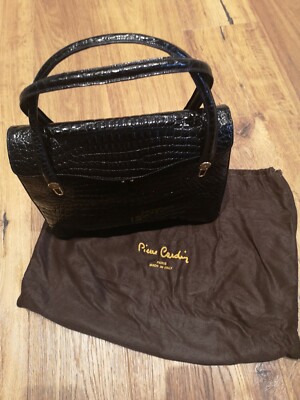 Borsa Pierre Cardin in pelle di Coccodrillo. Borsa Vintage. | eBay