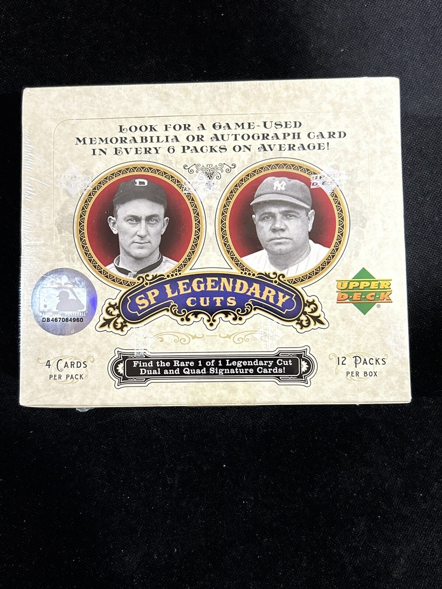 2006 Upper Deck SP Legendary Cuts Baseball Factory Sealed Box 12