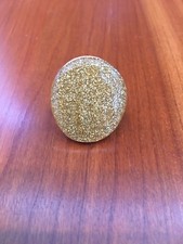 Made in USA Natural Wood/Resin Champagne Cocktail Ring Starlight Woods Handmade