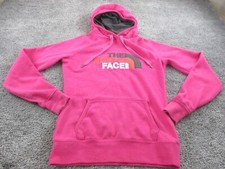 The North Face Hoodie Hooded Fleece/Top Small Long Sleeve Pullover Pink