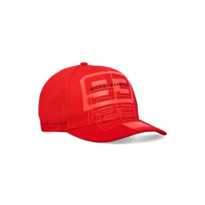 Marc Marquez Official Mid Visor Big Red Baseball Cap - 25 43001