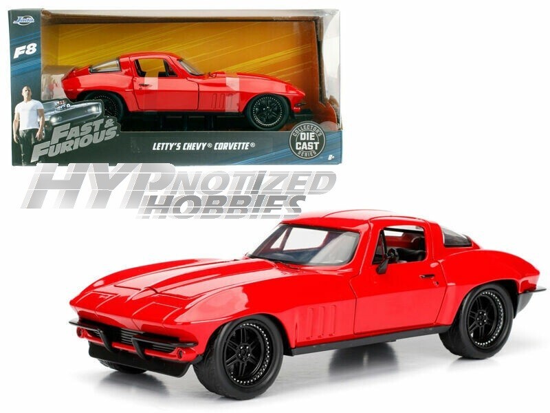 JADA 1:24 LETTY'S 1966 CHEVROLET CORVETTE STINGRAY -FAST
