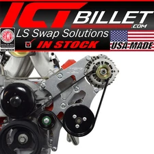 LS BMW E46 Swap Alternator & Power Steering Bracket Kit Truck LS3 5.3L 6.0L