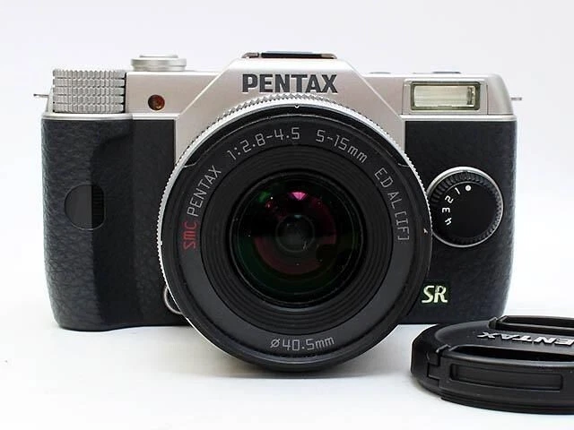 Pentax Q7 12.4MP Mirrorless Digital Camera with 5 15mm Lens Excellent from Japan