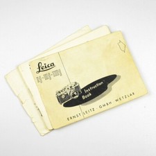 Leitz Leica If, IIf, IIIf - Vintage Camera Manual Instruction Booklet - Damaged