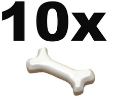 NEW LEGO - Animal - Accessory - Bone Short White x 10 - 79007 79107 70806 Dog