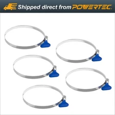 POWERTEC 70332 3-Inch Key Hose Clamp, 5PK