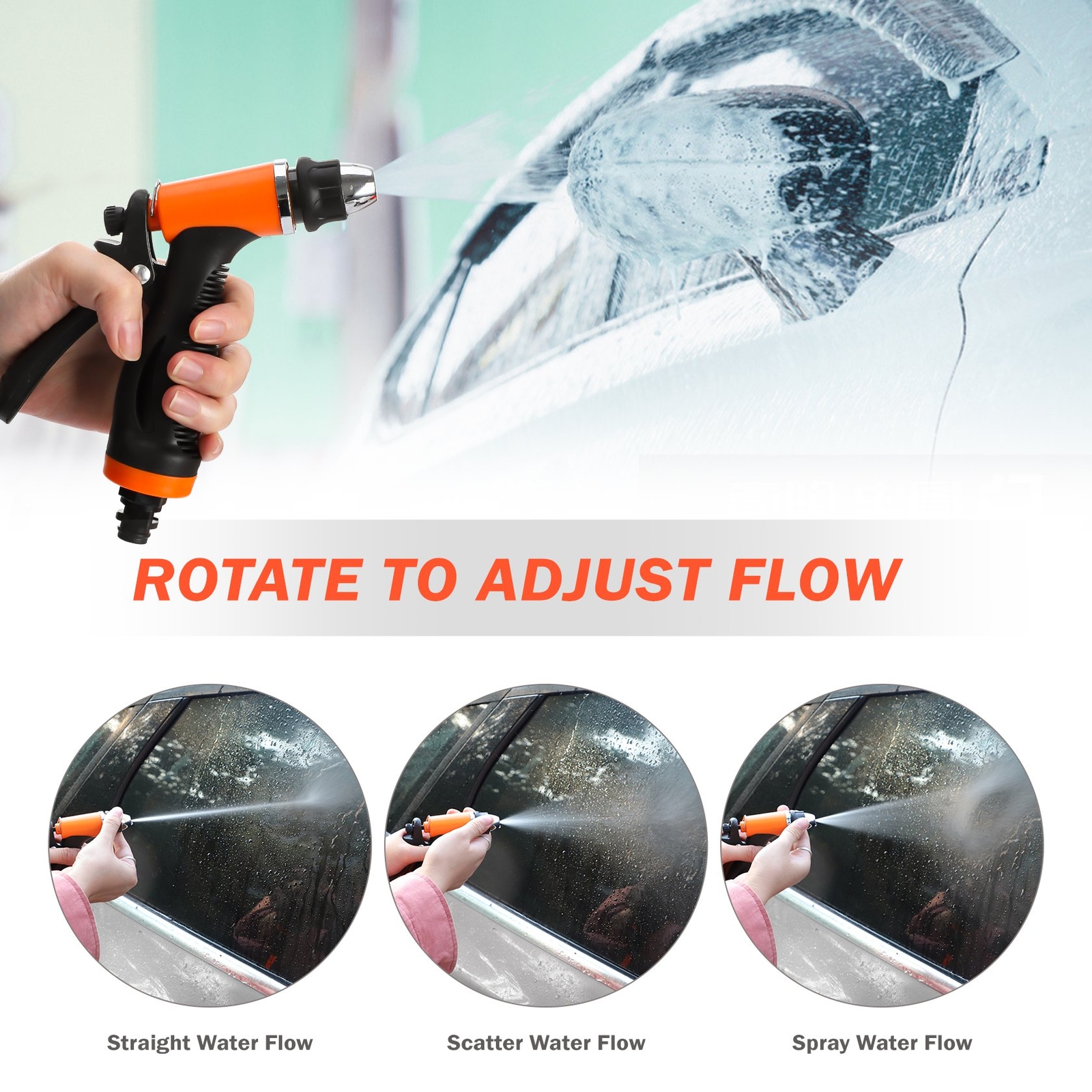 12V 100W Electric Pressure Washer Pump High Pressure Water Pump Car Sprayer Tool