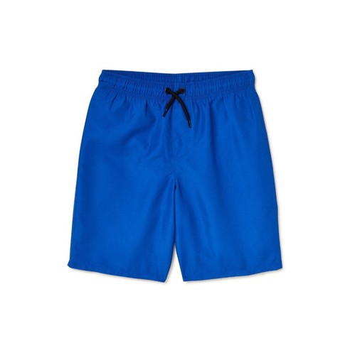 Wonder Nation Boys Shorts 2-Pack Size XS 4-5 Royal Crew/Aqua Wave - Picture 5 of 7