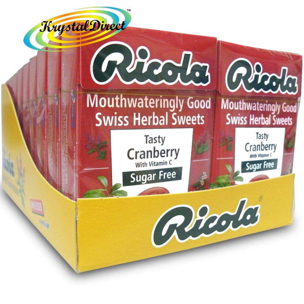 Ricola Cranberry Sugar Free Swiss Herb Drops 45G - Image 8