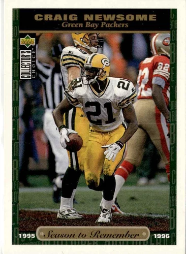 1996 Upper Deck Collector's Choice Green Bay Packers Craig Newsome #GB43