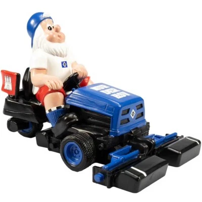 HSV Gartenzwerg Aufsitzmäher Rasenmäher Hamburger SV Shop Dekoartikel Fanartikel