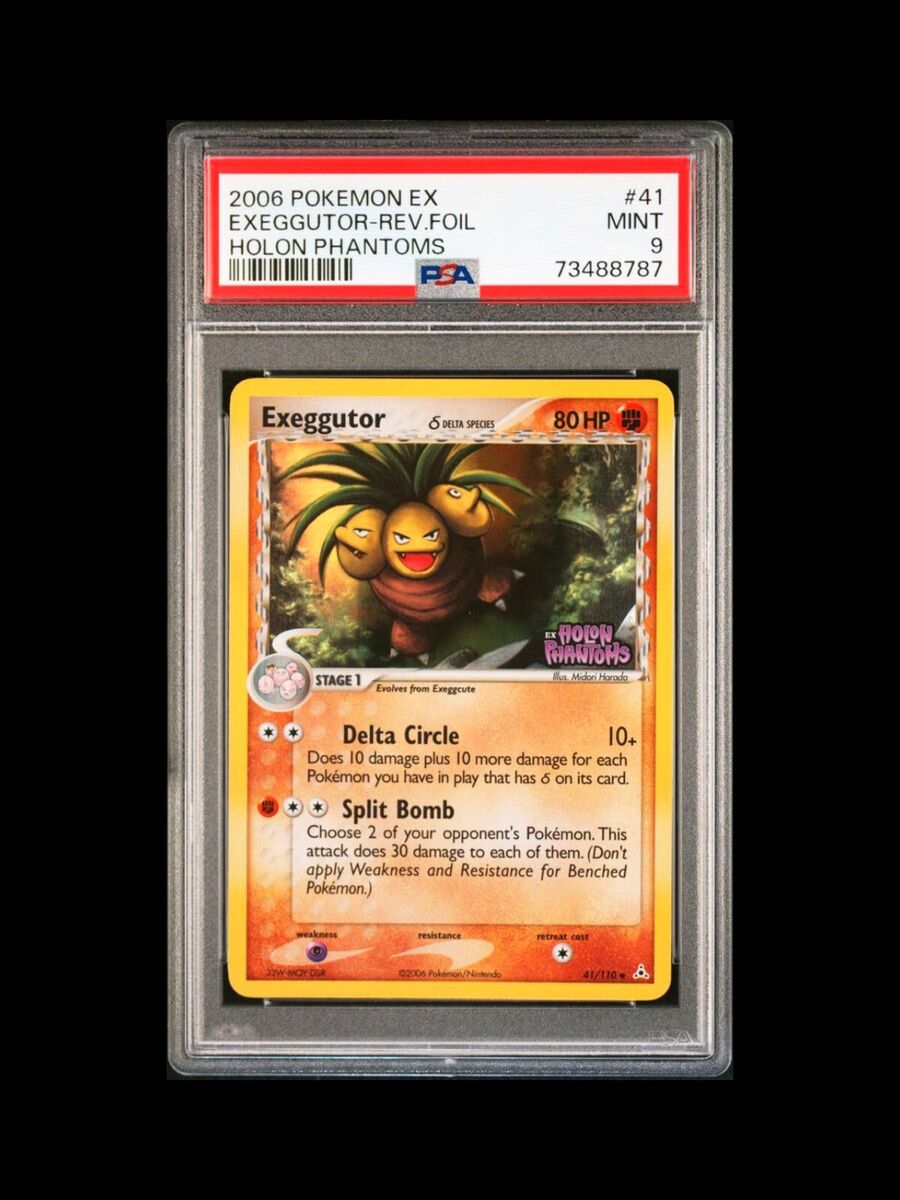 Pokemon Card 2006 EX Holon Phantoms EXEGGUTOR CGC PSA 9 41 Pokemon Card 2006 EX Holon Phantoms EXEGGUTOR CGC PSA 9 41
