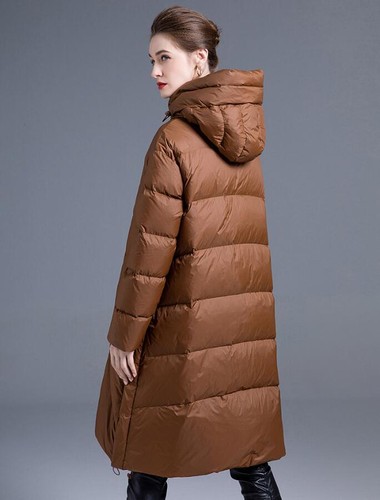 Damenmode Winter Kapuze Langarm lockere warme Daunenmäntel gefütterte Mäntel  - Bild 5 von 14