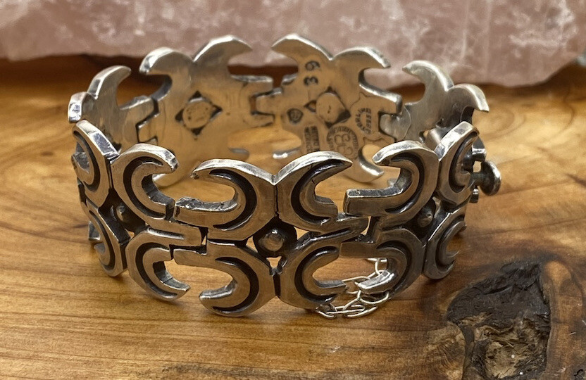 TAXCO MEXICO STERLING SILVER HEAVY BRACELET | eBay
