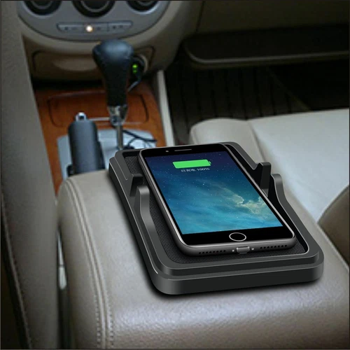 Wireless Charger Car Dashboard Phone Holder Mat For iPhone 13 14 Samsung S21 S23