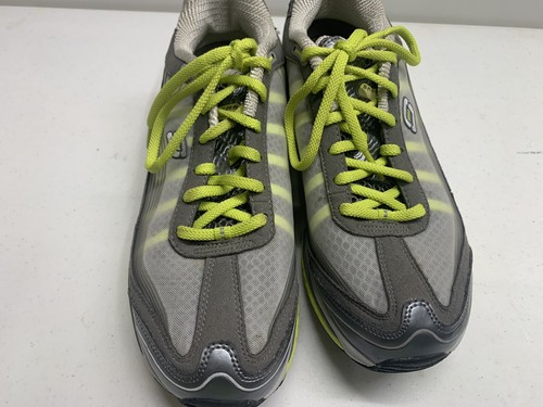 SKECHERS Shape-ups SRR Resistance Gray Yellow Chunky Heels Shoes Womens 8 12370 - Picture 4 of 6
