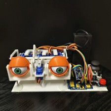 Animatronic Eyes DIY kit,for Arduino Bionic robot SG90 servo Joystick control