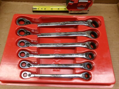 Blue Point Tools 6-Piece Double Box Rervisible Ratcheting Wrench Set 8 ...