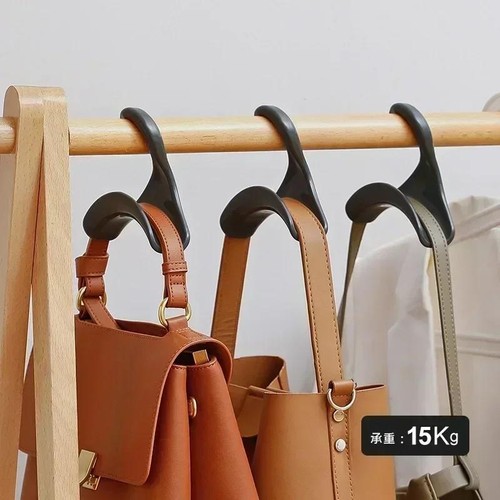 Ganchos para colgar bolsas 5 piezas - Bolso de mano, sombrero, bufanda, organizador de estante de almacenamiento de mochila - Imagen 3 de 25