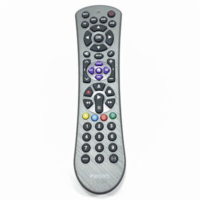 Philips SRP2014H Universal Remote Control 4 Device Multi-Function TV STR DVD AUD