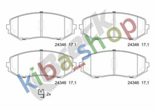 BRAKE PADS SET FRONT FITS SUZUKI GRAND VITARA I GRAND VITARA II 16-32 0398-