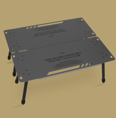 Cargo container] Camping shelf side folding table master shelf