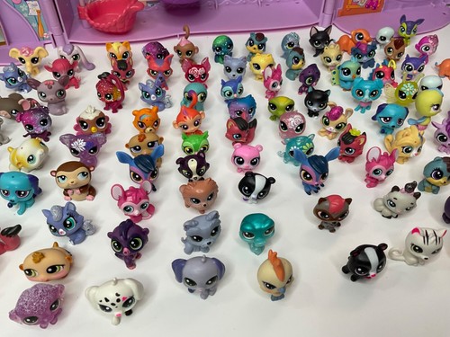 Littlest Pet Shop Pets Only Clubhouse Exclusive Playset Lavender + 114 MINI Pets - Picture 7 of 10