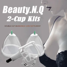 2Pcs Breast Enlargement Enhancement Vacuum Therapy Body Massage Beauty Pump Cup