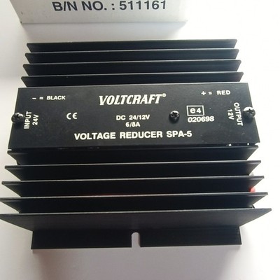 Voltcraft Spannungswandler SPA-5 24V auf 12V DC Reducer Conrad 511161 NEU OVP
