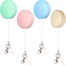 4Pcs Macaron Screen Cleaners Eyeglass Lens Portable Phone Screen Cleaners Keycha
