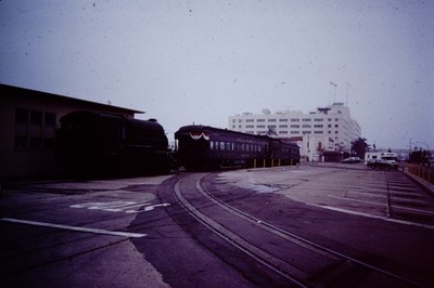 MAR 1982 Street Scene Pullman Train Car  Kodachrome Slide CF-A