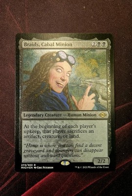 Braids Cabal Minion Foil Etched, Modern Horizons 2, Near Mint Condition