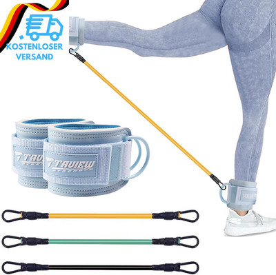 Ankle Straps Resistance Bands with Cuffs, Ankle Bands for Working Out, Ankle Res