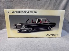 Autoart 1/18 Mercedes-Benz 300 SEL Black F/S from Japan